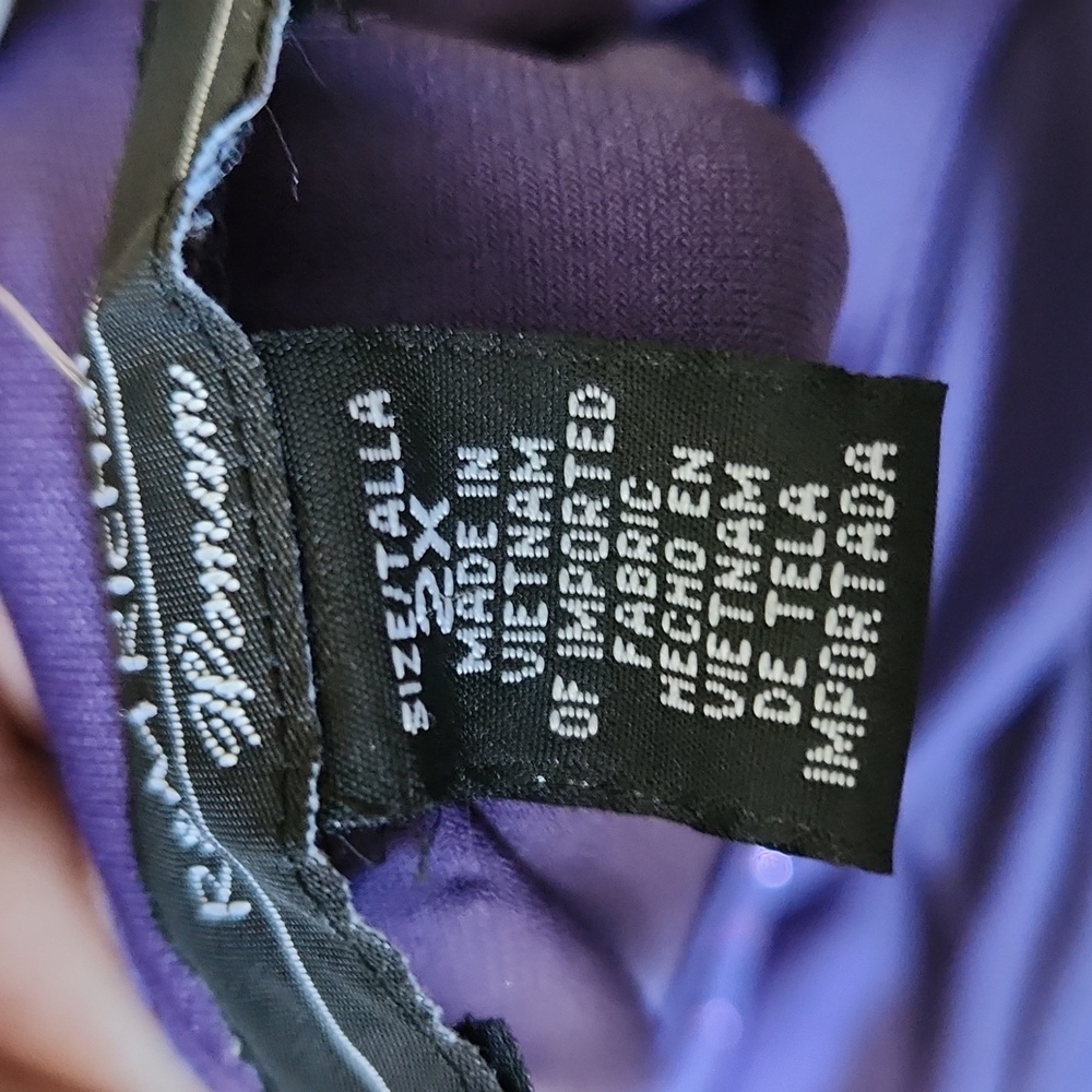 NWT! R&M Purple Sleeveless Dress With Jacket Embellishef - Picture 11 of 12